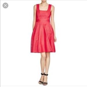 Maje silk cotton tulle blended dress